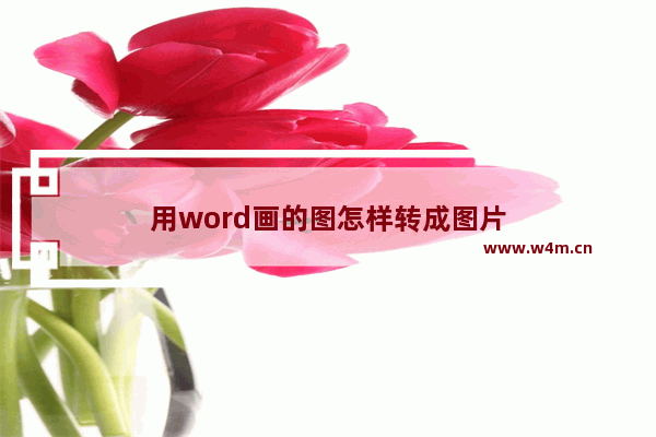 用word画的图怎样转成图片