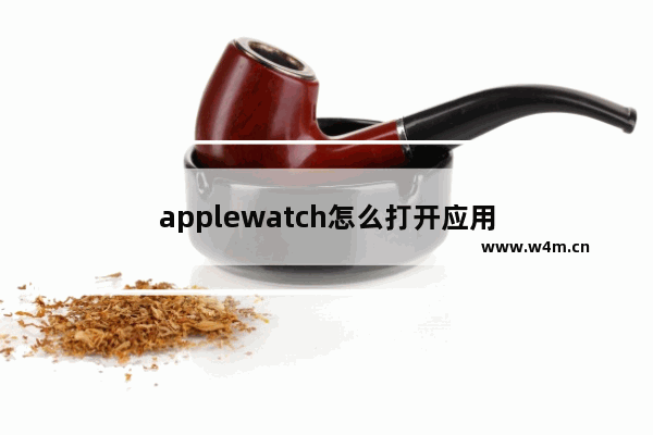 applewatch怎么打开应用