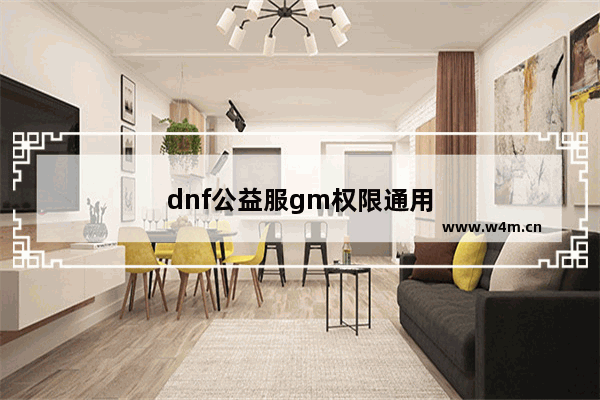 dnf公益服gm权限通用