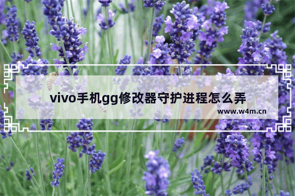 vivo手机gg修改器守护进程怎么弄