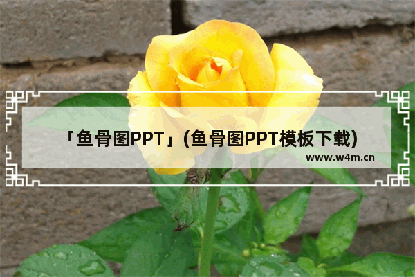 「鱼骨图PPT」(鱼骨图PPT模板下载)