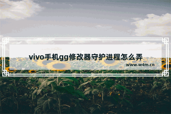 vivo手机gg修改器守护进程怎么弄