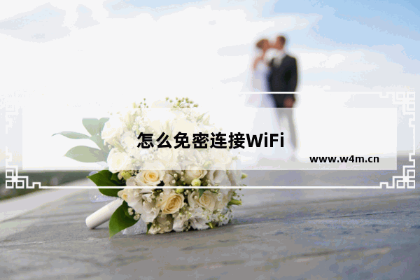 怎么免密连接WiFi