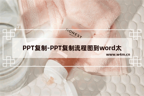 PPT复制-PPT复制流程图到word太大