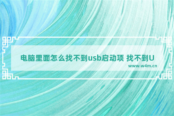 电脑里面怎么找不到usb启动项 找不到USB启动项怎么办