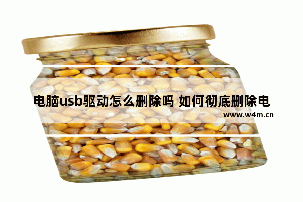 电脑usb驱动怎么删除吗 如何彻底删除电脑USB驱动？