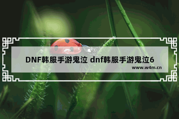 DNF韩服手游鬼泣 dnf韩服手游鬼泣60史诗套装怎么选择属性