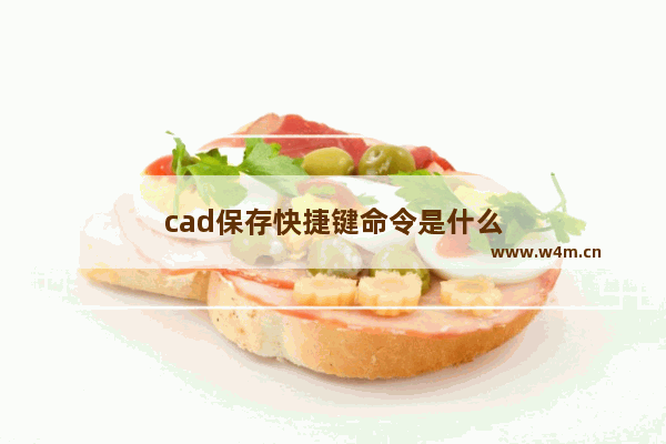 cad保存快捷键命令是什么