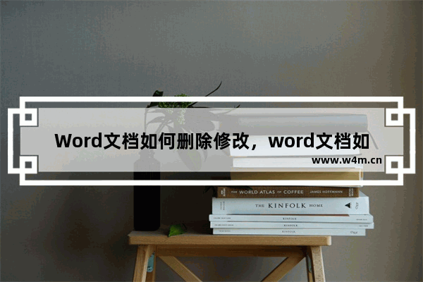 Word文档如何删除修改，word文档如何删除修改提示