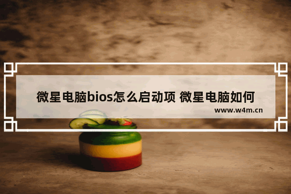 微星电脑bios怎么启动项 微星电脑如何设置启动项