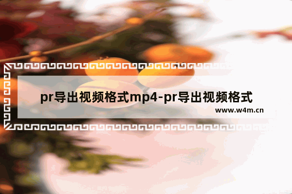 pr导出视频格式mp4-pr导出视频格式mp4格式