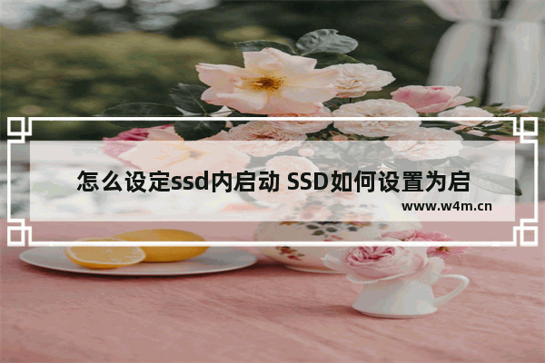 怎么设定ssd内启动 SSD如何设置为启动盘