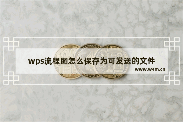 wps流程图怎么保存为可发送的文件