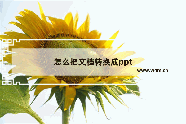 怎么把文档转换成ppt