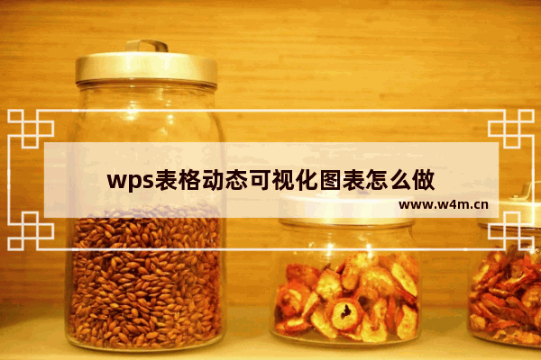 wps表格动态可视化图表怎么做