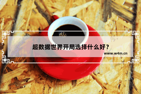 超数据世界开局选择什么好？