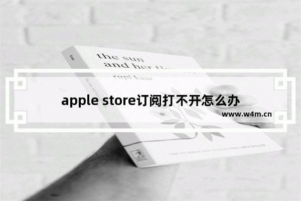 apple store订阅打不开怎么办