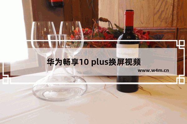 华为畅享10 plus换屏视频