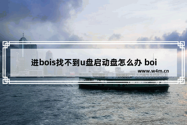 进bois找不到u盘启动盘怎么办 bois中无法找到U盘启动盘，应该怎么办？