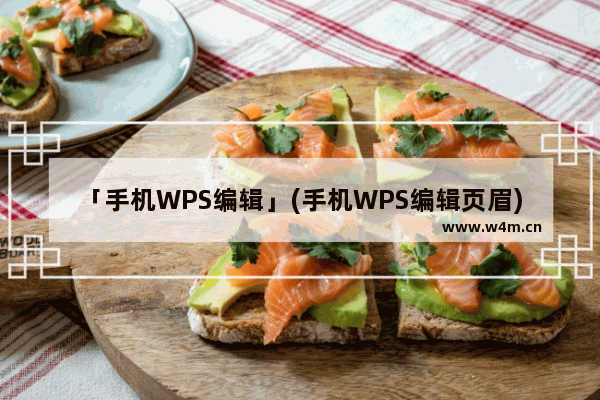 「手机WPS编辑」(手机WPS编辑页眉)