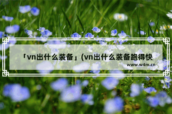 「vn出什么装备」(vn出什么装备跑得快)