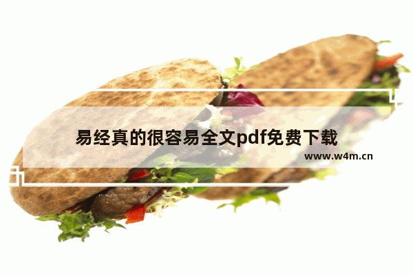 易经真的很容易全文pdf免费下载