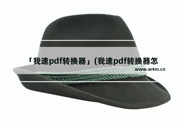 「我速pdf转换器」(我速pdf转换器怎么样)