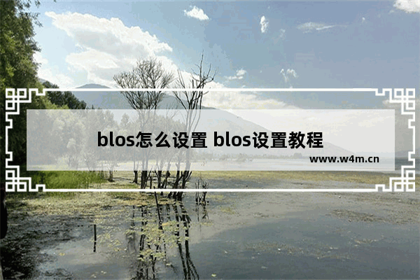 blos怎么设置 blos设置教程