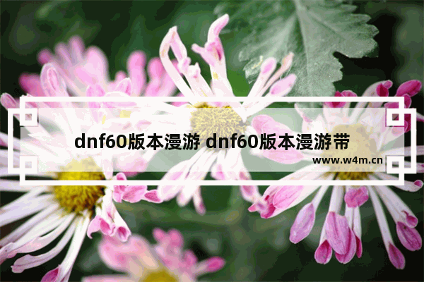 dnf60版本漫游 dnf60版本漫游带什么左轮