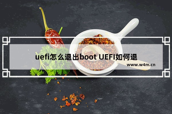 uefi怎么退出boot UEFI如何退出启动模式