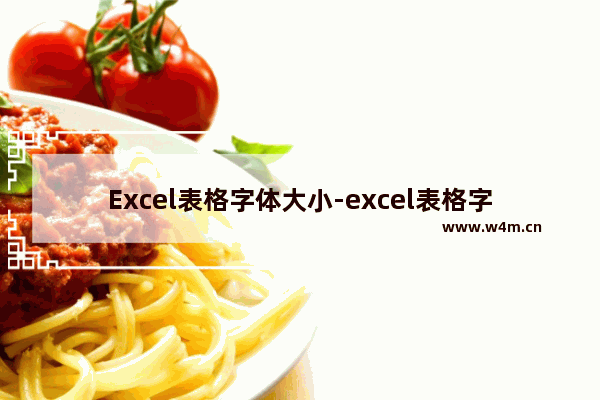 Excel表格字体大小-excel表格字体大小一样但是显示不一样