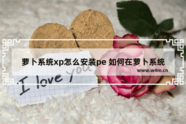 萝卜系统xp怎么安装pe 如何在萝卜系统XP上安装PE