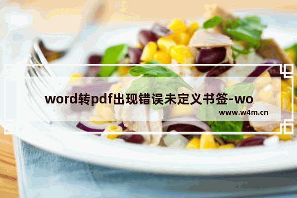 word转pdf出现错误未定义书签-word转pdf出现错误未定义书签怎么办