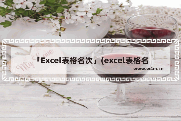 「Excel表格名次」(excel表格名次排序怎么操作)