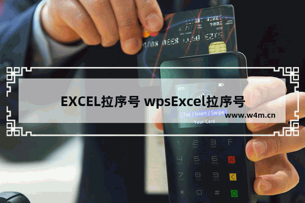 EXCEL拉序号 wpsExcel拉序号