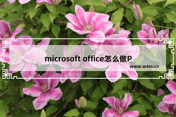 microsoft office怎么做PPT