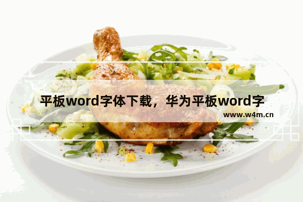 平板word字体下载，华为平板word字体下载