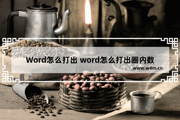 Word怎么打出 word怎么打出圈内数字11