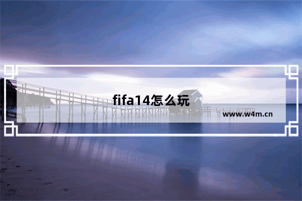 fifa14怎么玩