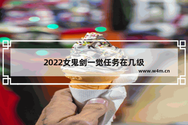 2022女鬼剑一觉任务在几级