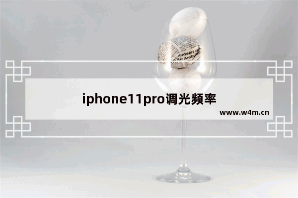 iphone11pro调光频率