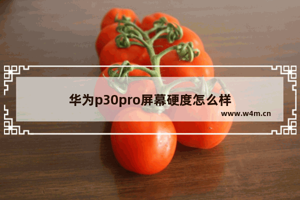 华为p30pro屏幕硬度怎么样