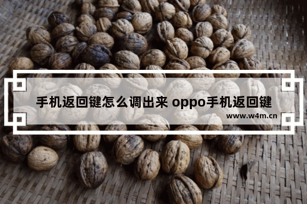 手机返回键怎么调出来 oppo手机返回键怎么调出来A56