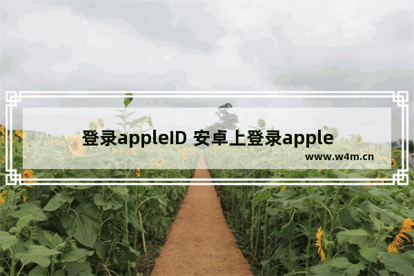 登录appleID 安卓上登录appleID