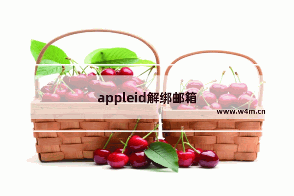 appleid解绑邮箱