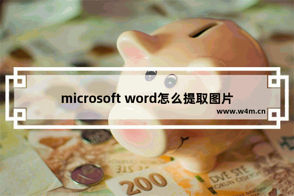 microsoft word怎么提取图片文字