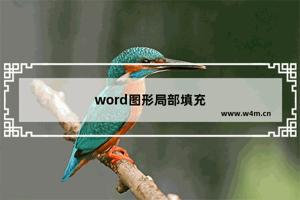 word图形局部填充