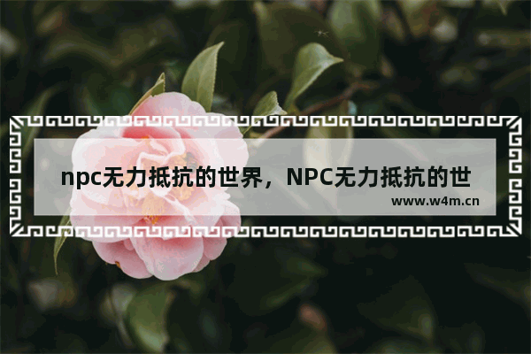 npc无力抵抗的世界，NPC无力抵抗的世界1攻略