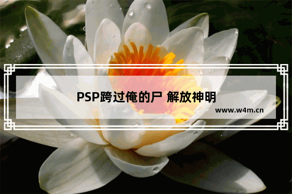 PSP跨过俺的尸 解放神明