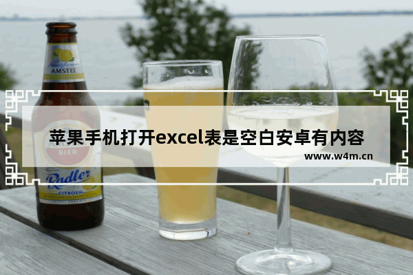 苹果手机打开excel表是空白安卓有内容